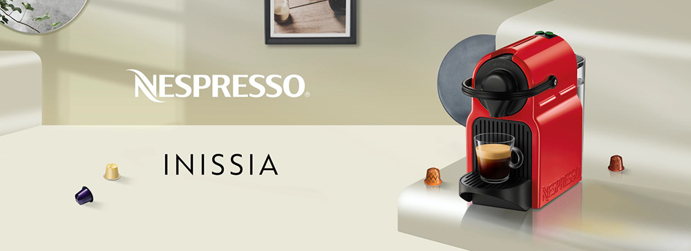 Cafetera de cápsulas  Nespresso® Krups Inissia XN1005, 1260 W, 19