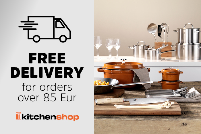 Freedelivery for orders over 85 Euro